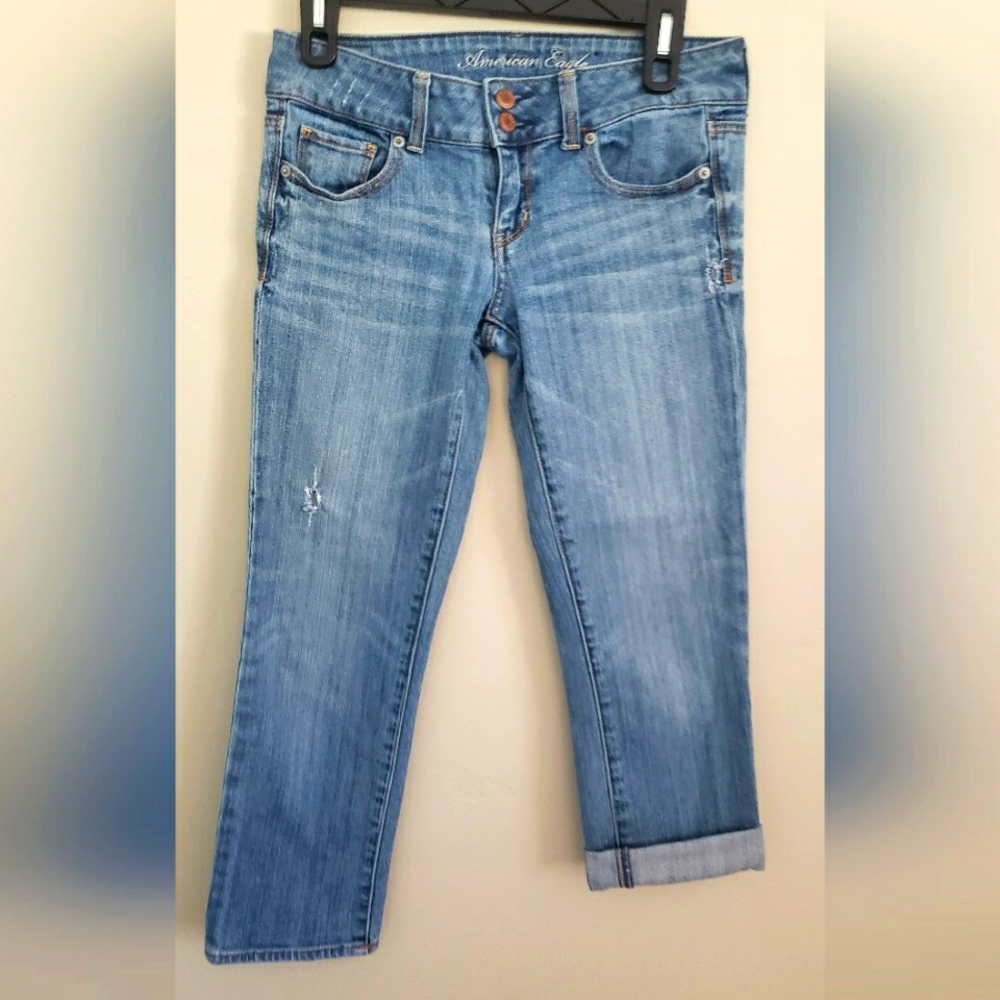 American Eagle Artist Crop Jeans